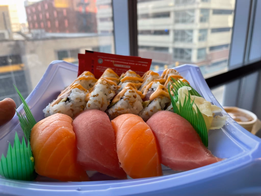 Where can I order food at Johns Hopkins Hospital?