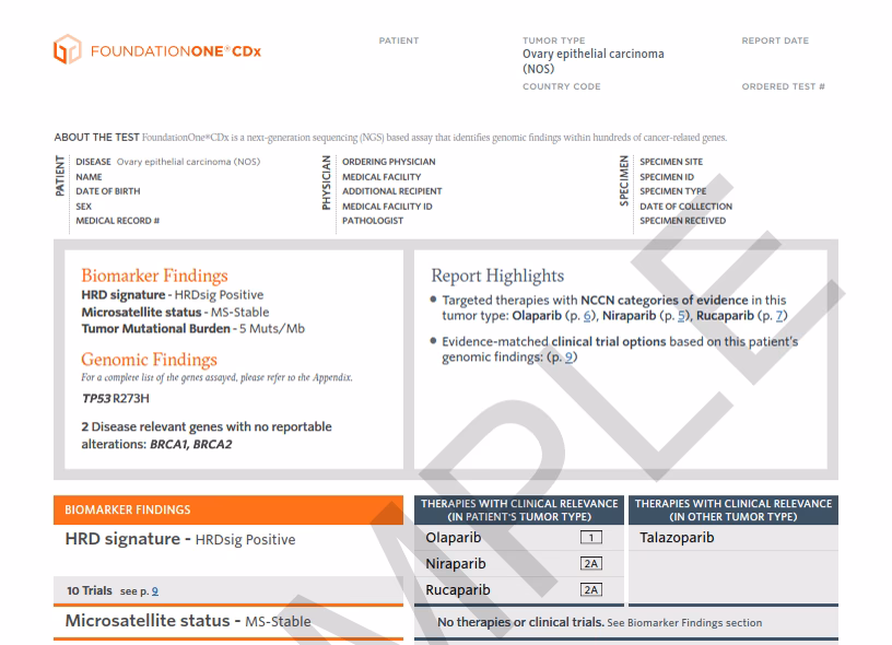 What is a foundation medicine test?