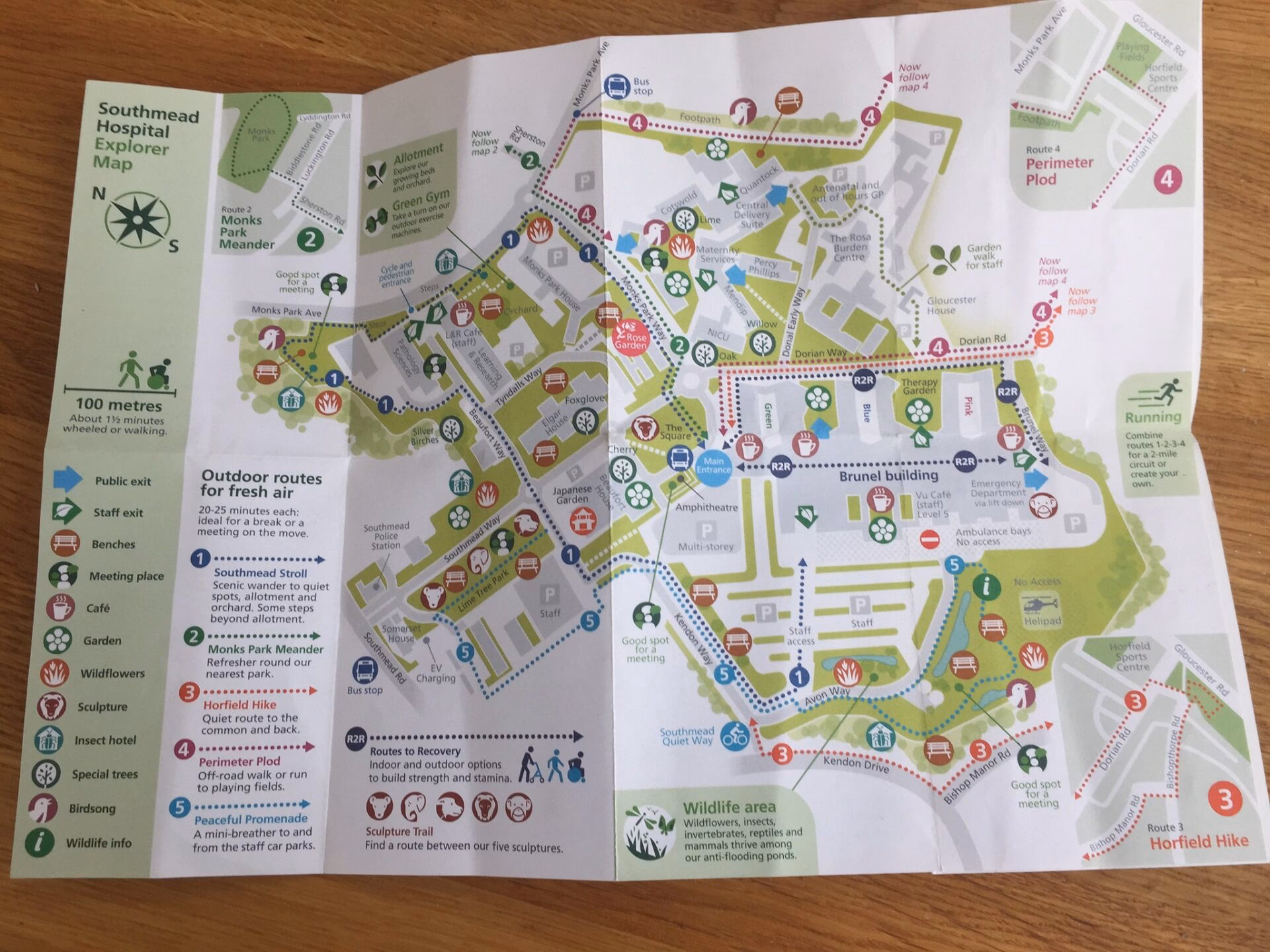 Where is the nearest bus stop to gate 18 x ray in Bristol?