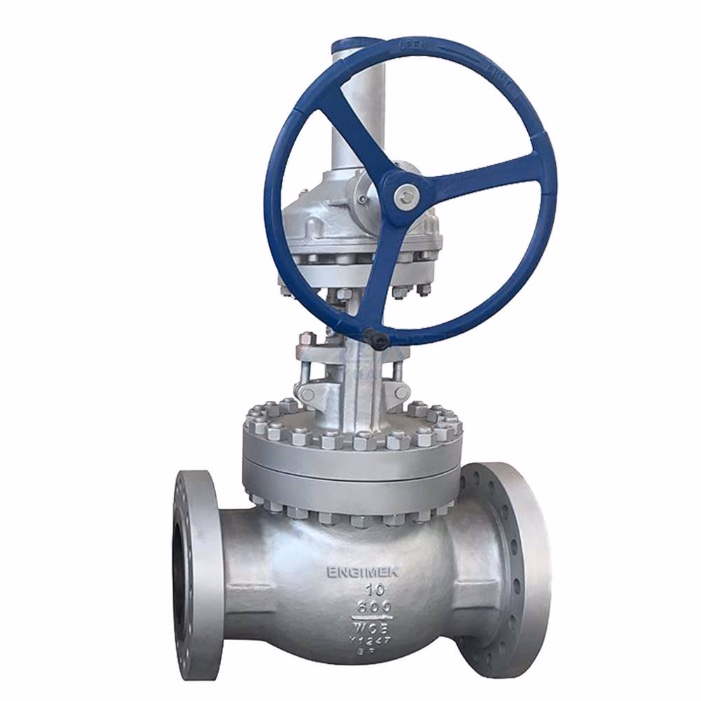 What are the different types of globe valves?