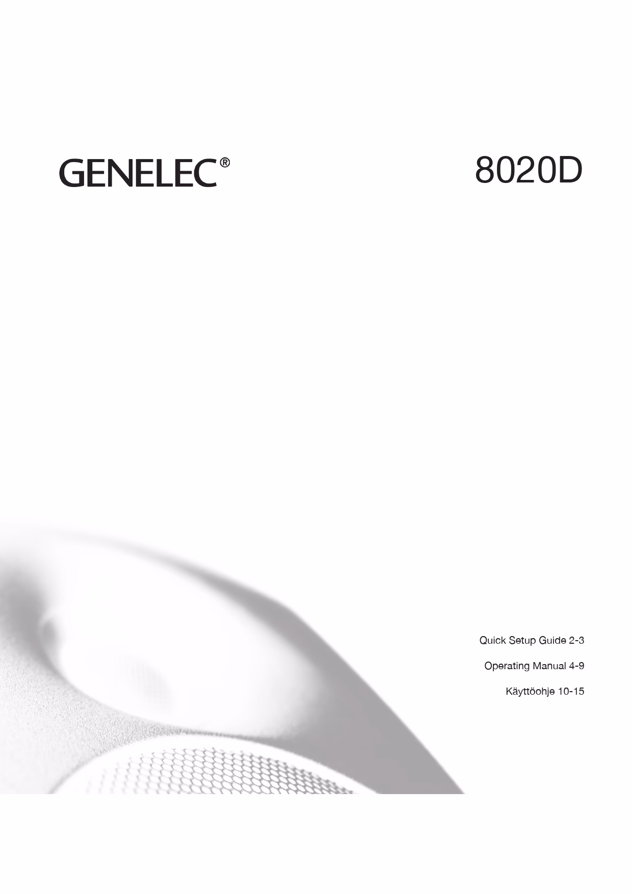 What is a Genelec 8020a monitor?