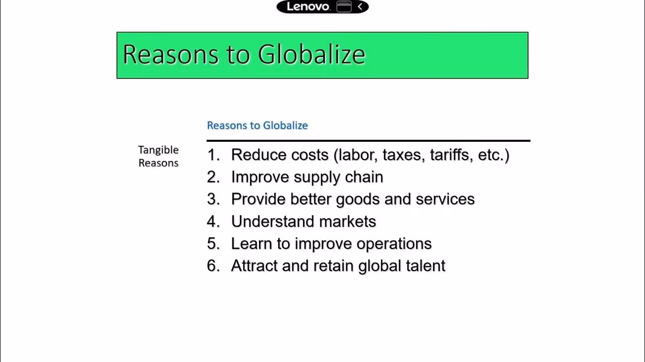 What is the primary goal of global operations?