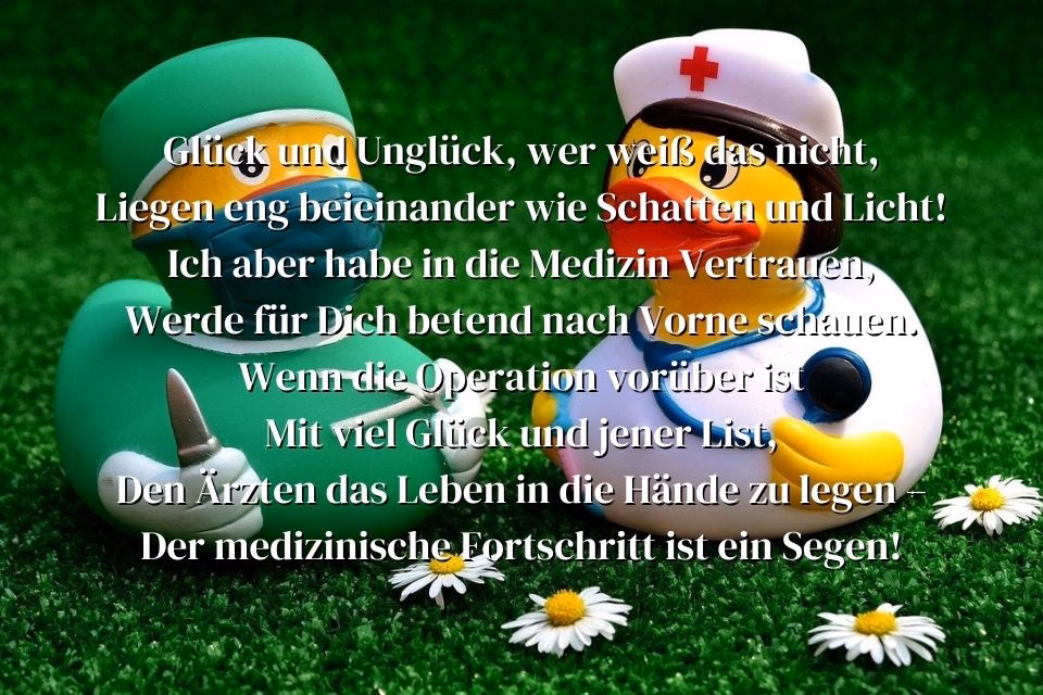 Wie unterstützt man sich während einer Operation?