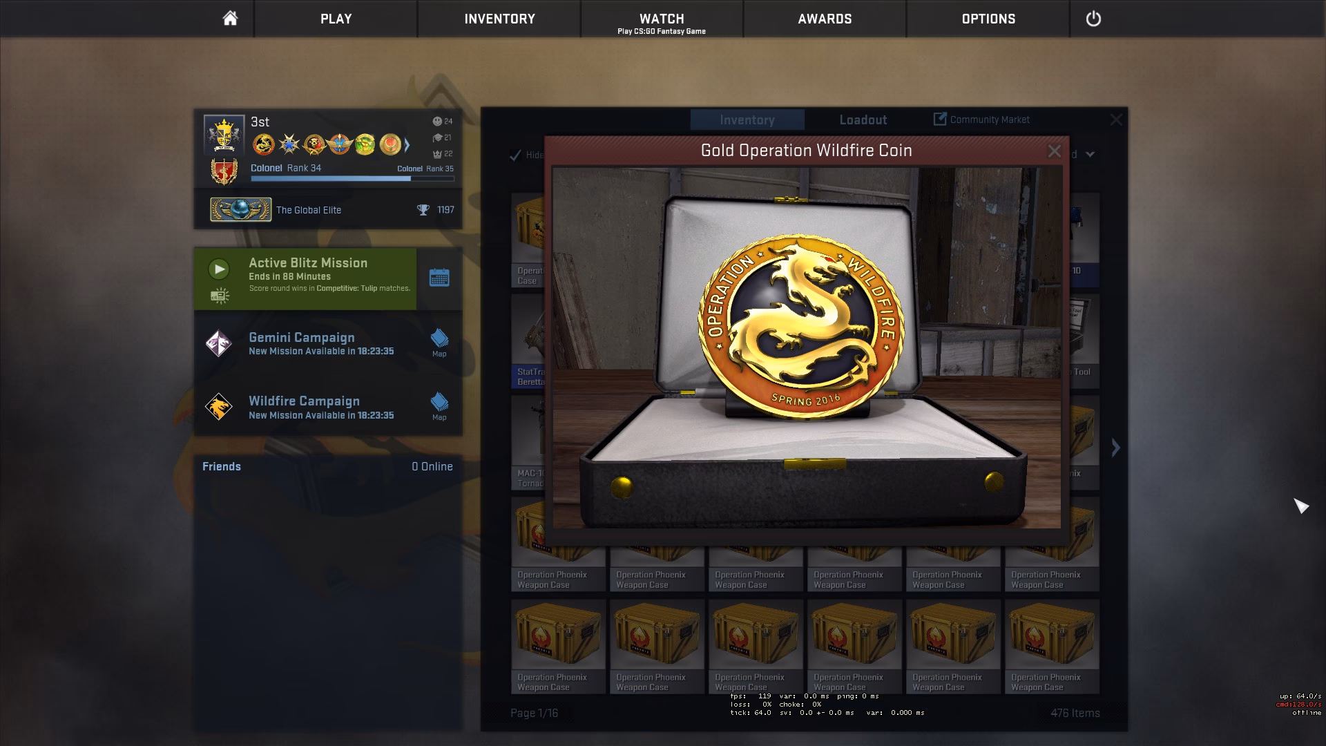 What is the Operation Wildfire challenge coin?