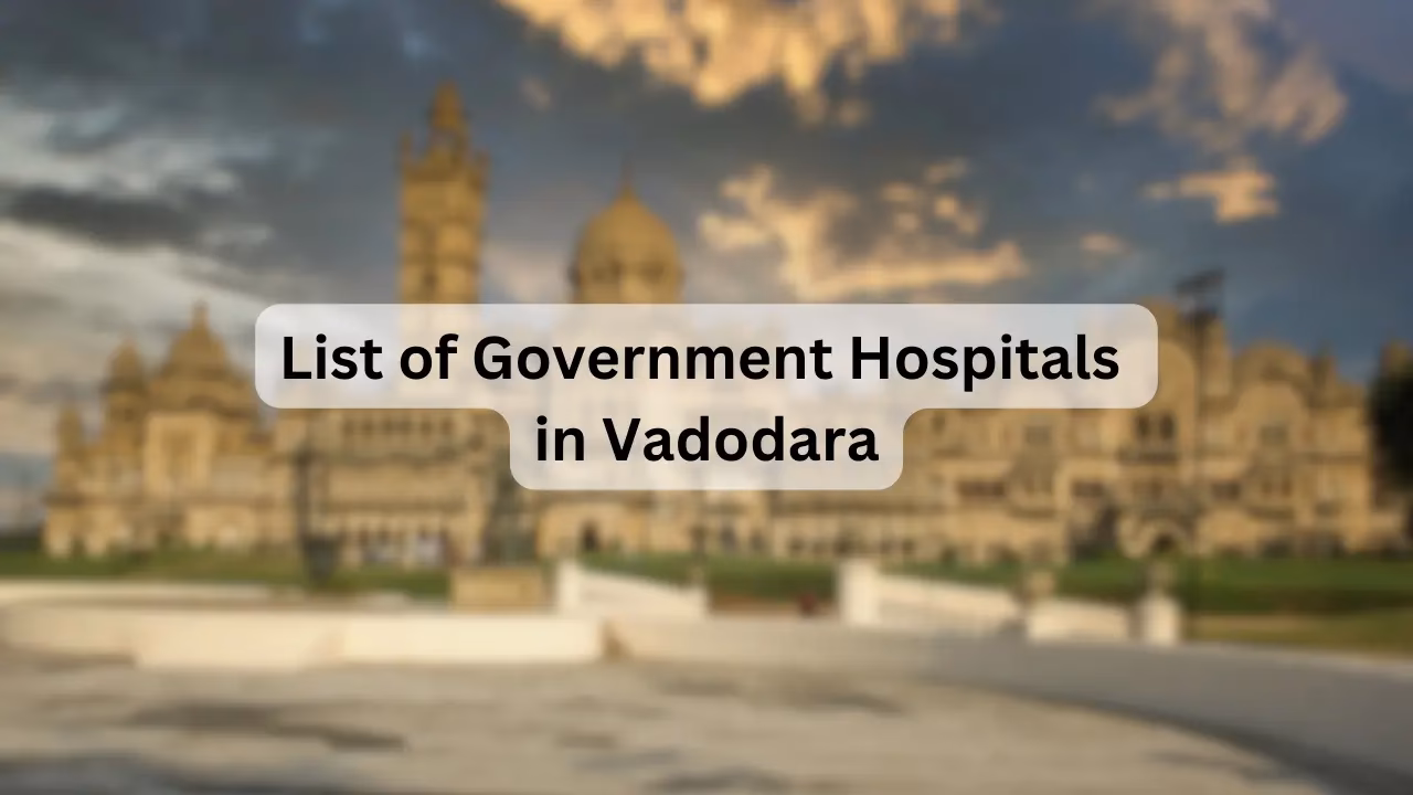 What are the top government hospitals in Vadodara?