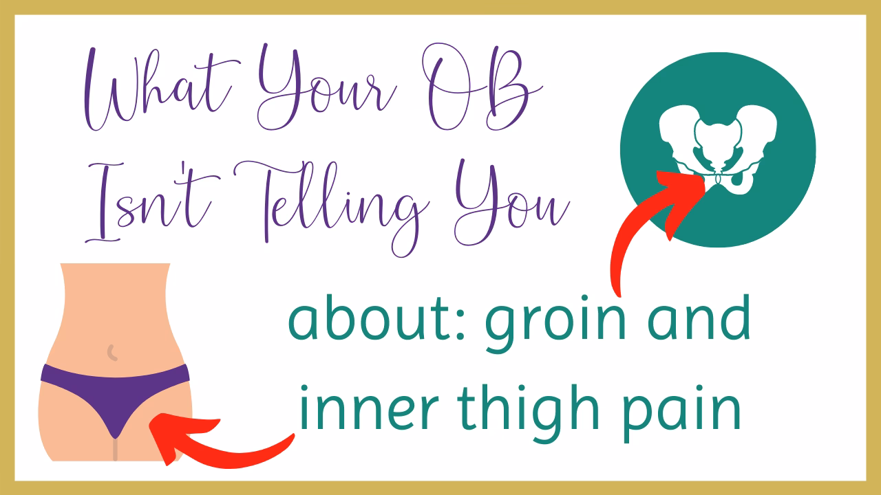 How to manage inner groin pain during pregnancy?