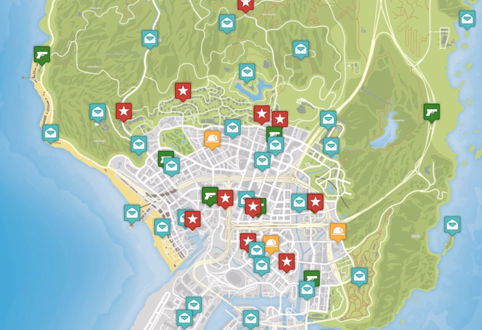 Where is central Los Santos Medical Center?
