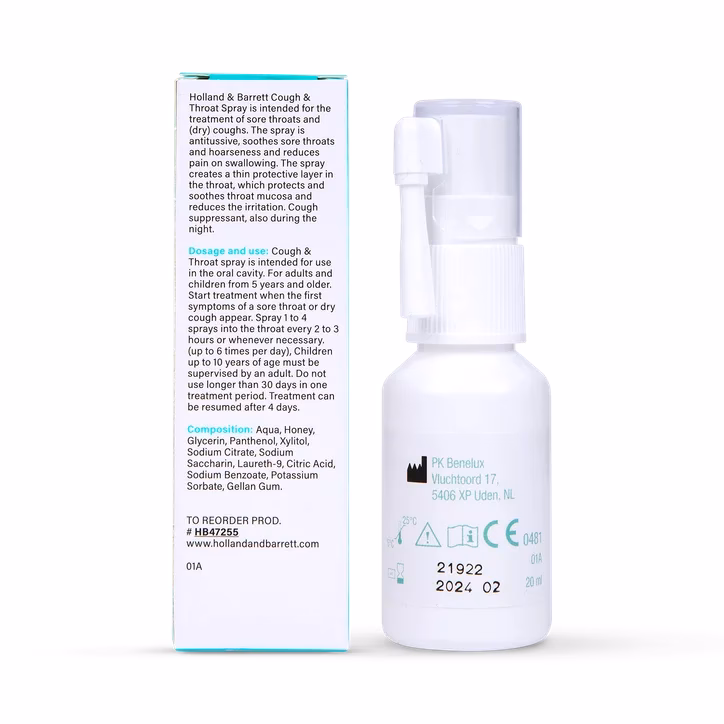 What is a cough suppressant spray & how does it work?