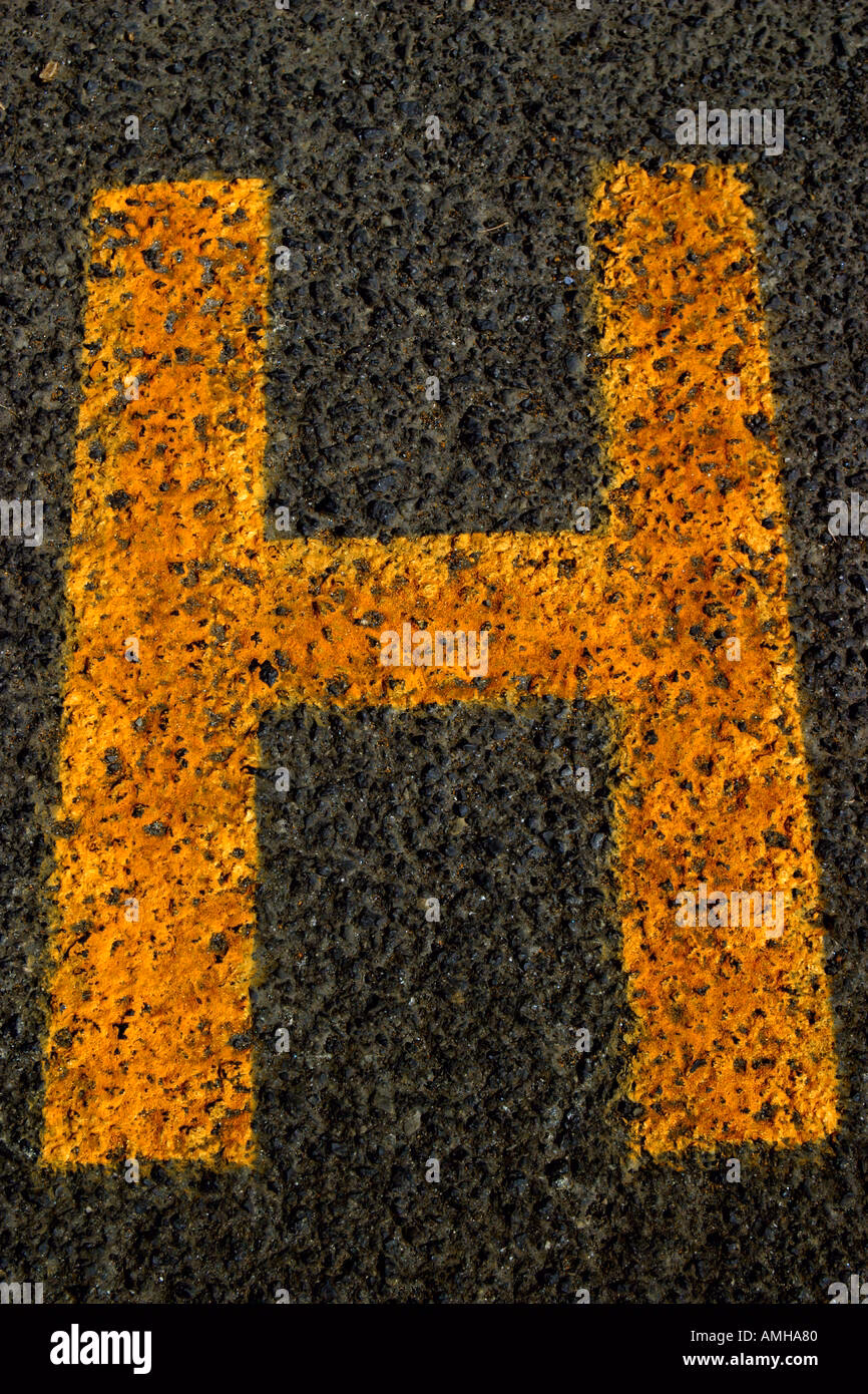 How do I apply for an H Bar driveway marking?