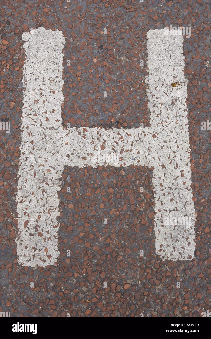 How do I apply for an H Bar driveway marking?