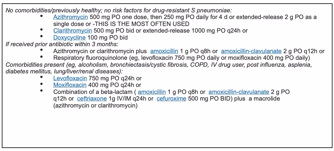How do you treat Haemophilus influenzae?