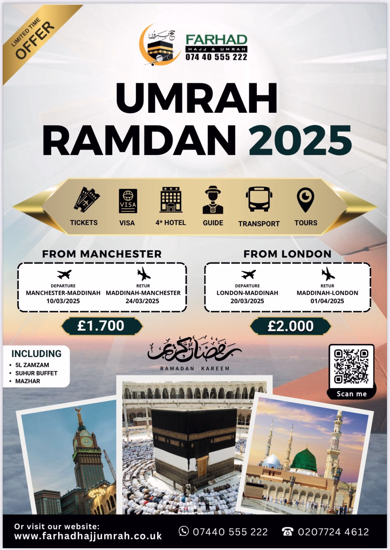 How much does a Hajj package cost?