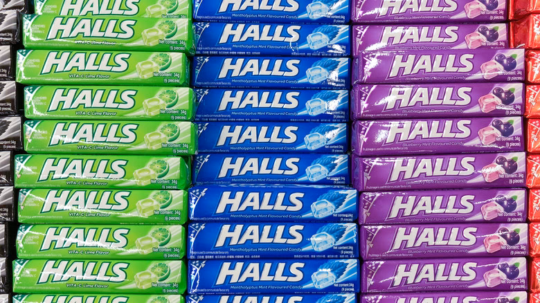 What is Halls cough drops used for?