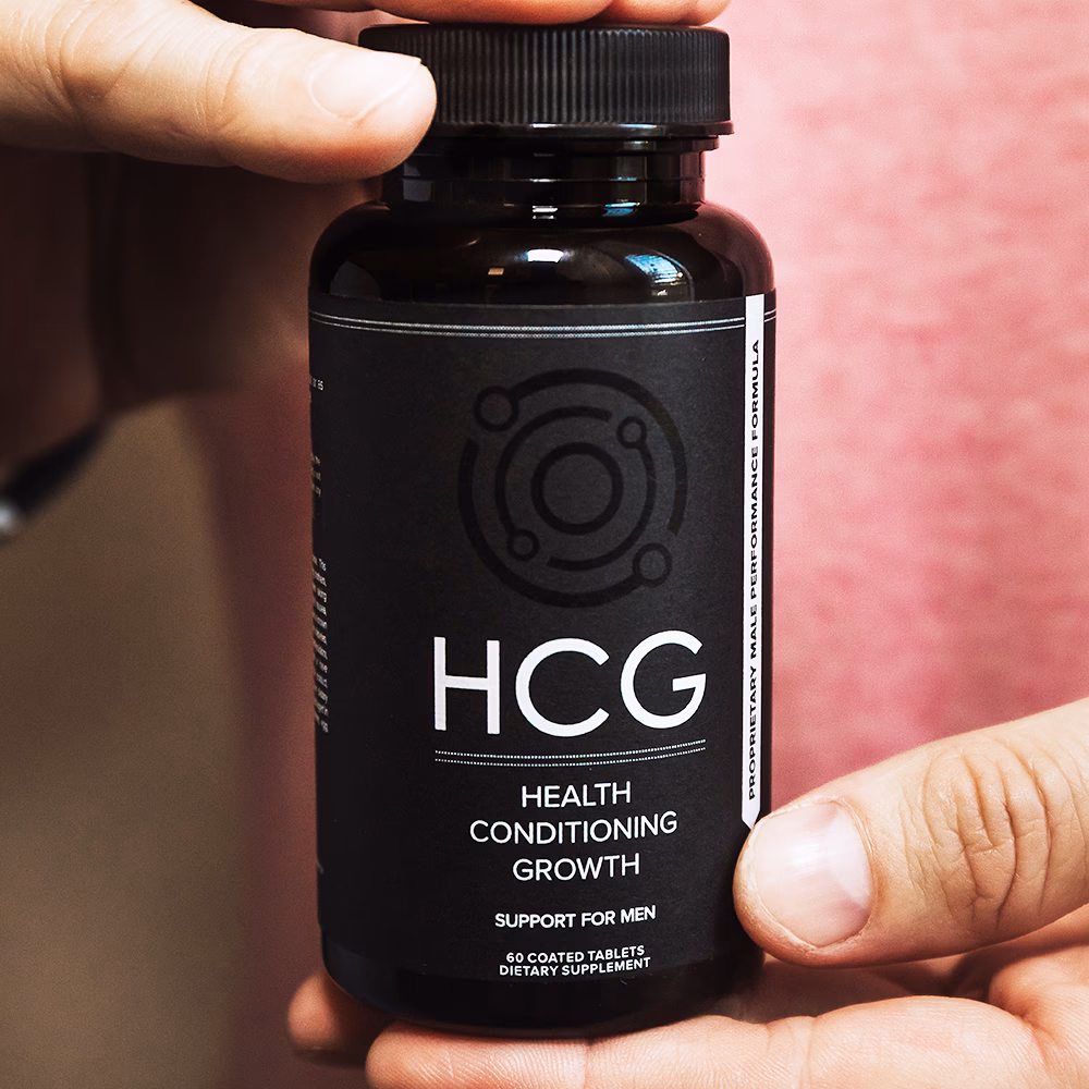 How does hCG regulate hormone levels?