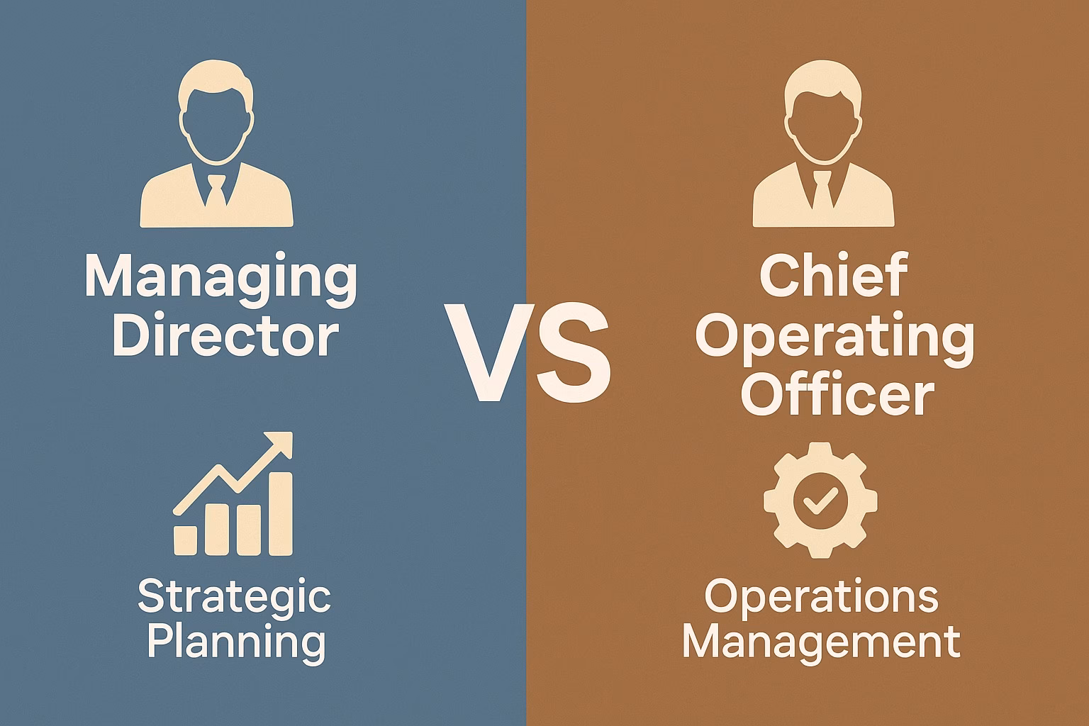 What is the difference between Operations Manager & Director of operations?