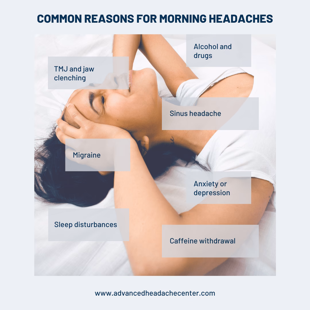 What does a headache feel like in the morning?