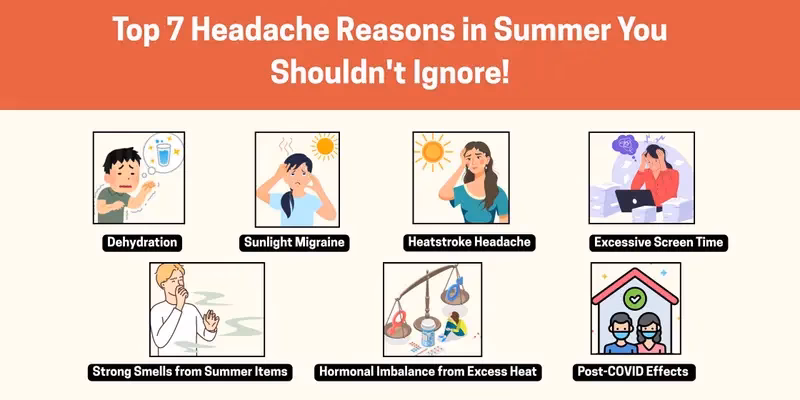 What does a heat headache feel like?