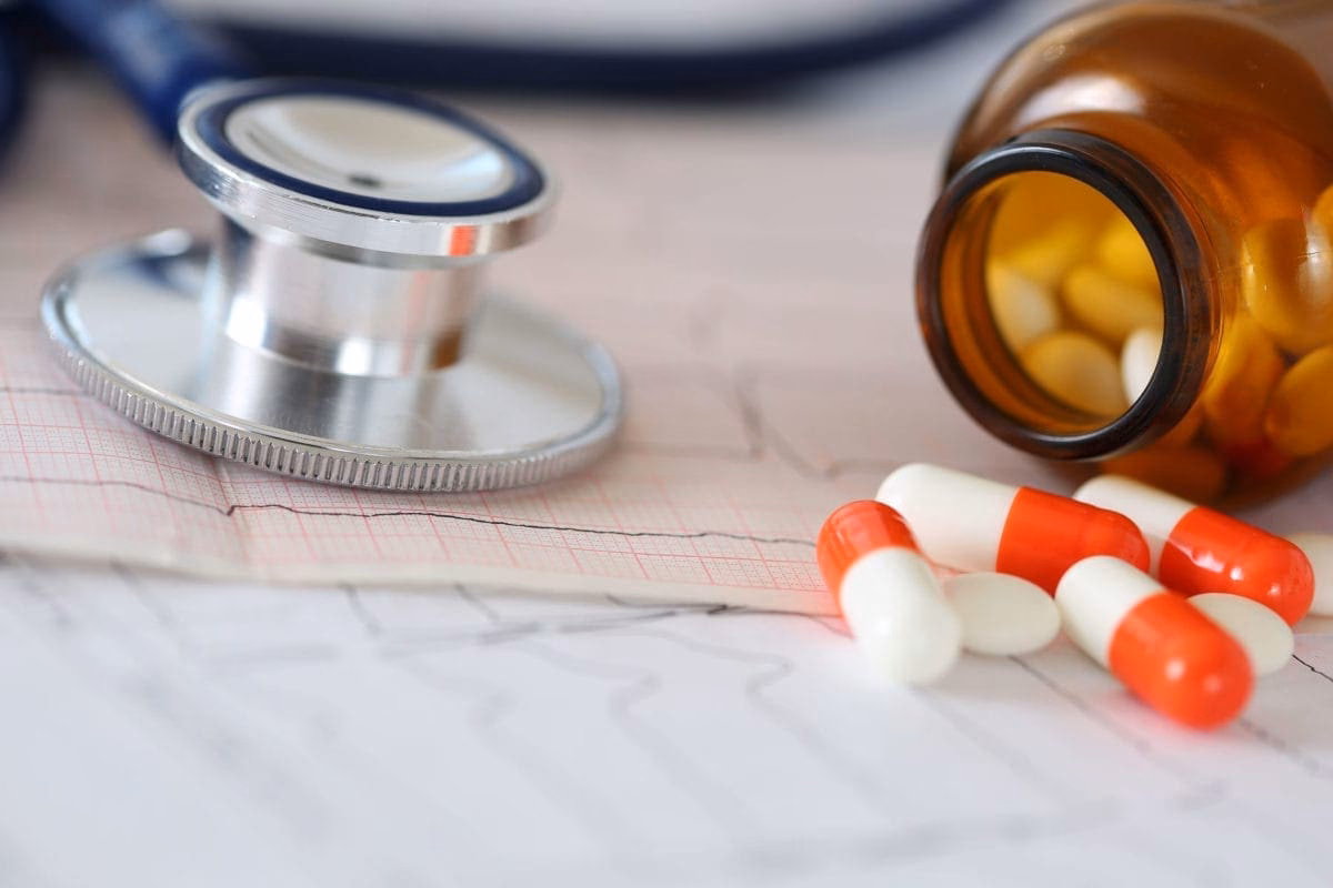 How does medication help a person with a myocardial infarction?