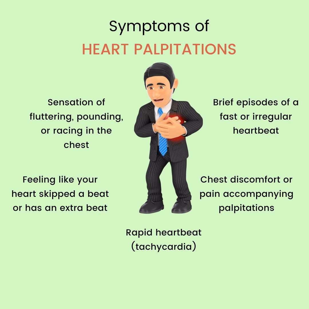 What causes heart palpitations?