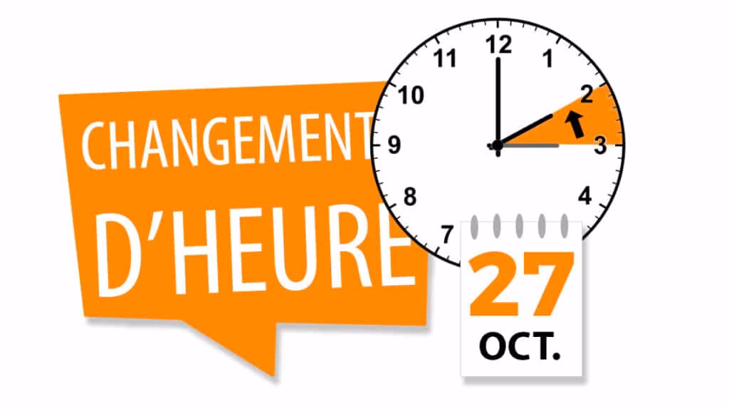 Quand commence l'heure d'hiver ?