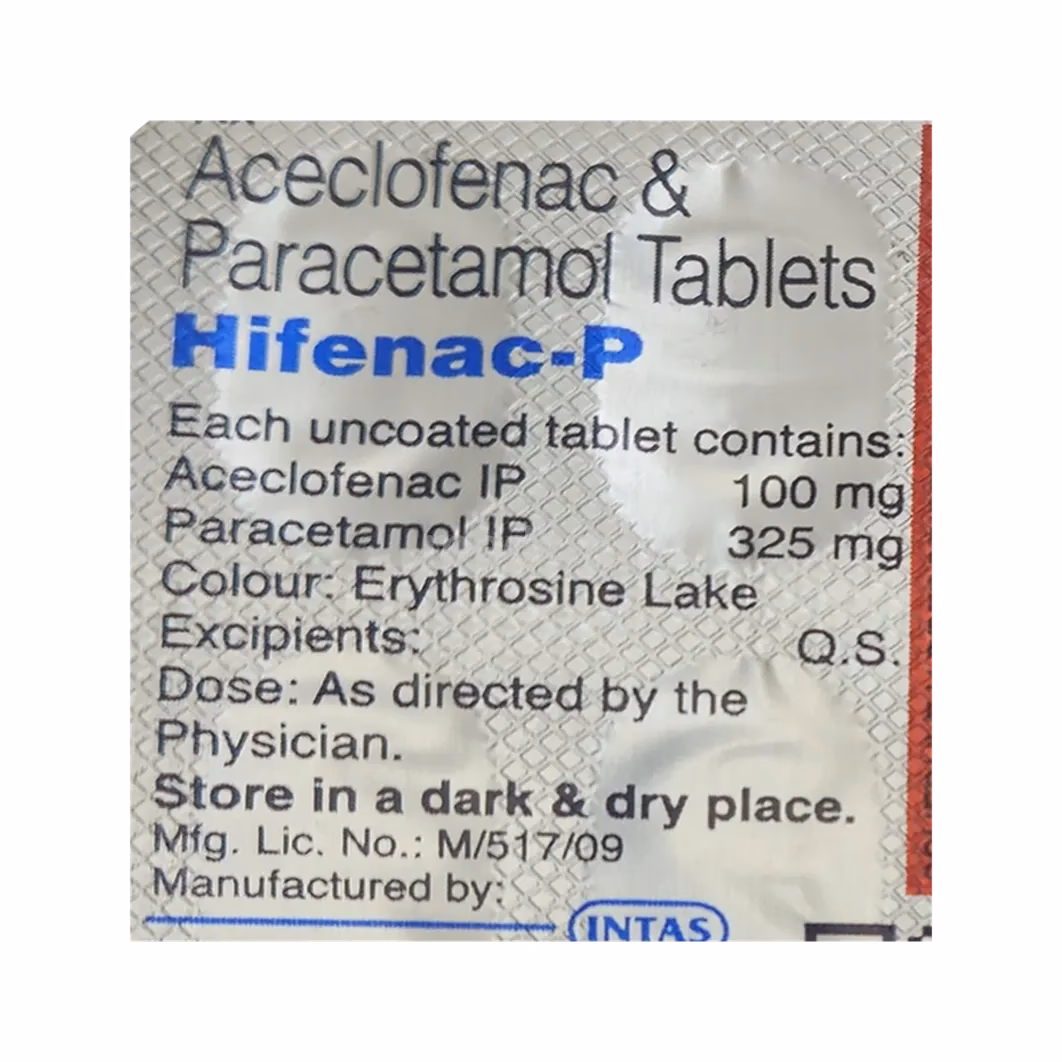 What is hifenac P tablet?