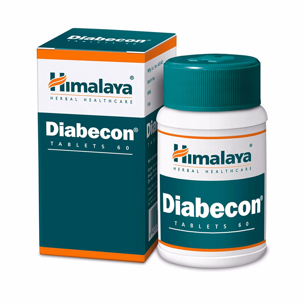 How many diabecon DS Himalaya tablets are in a pack?