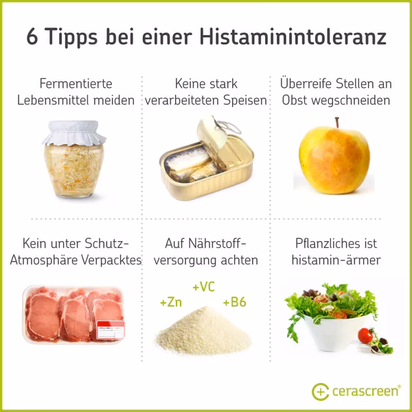 Wie reagiert jeder Körper auf Histaminhaltige Lebensmittel?