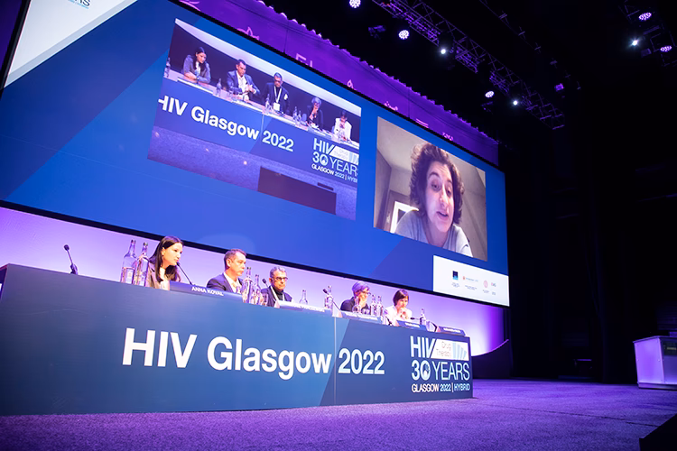 What is Glasgow's new HIV target?