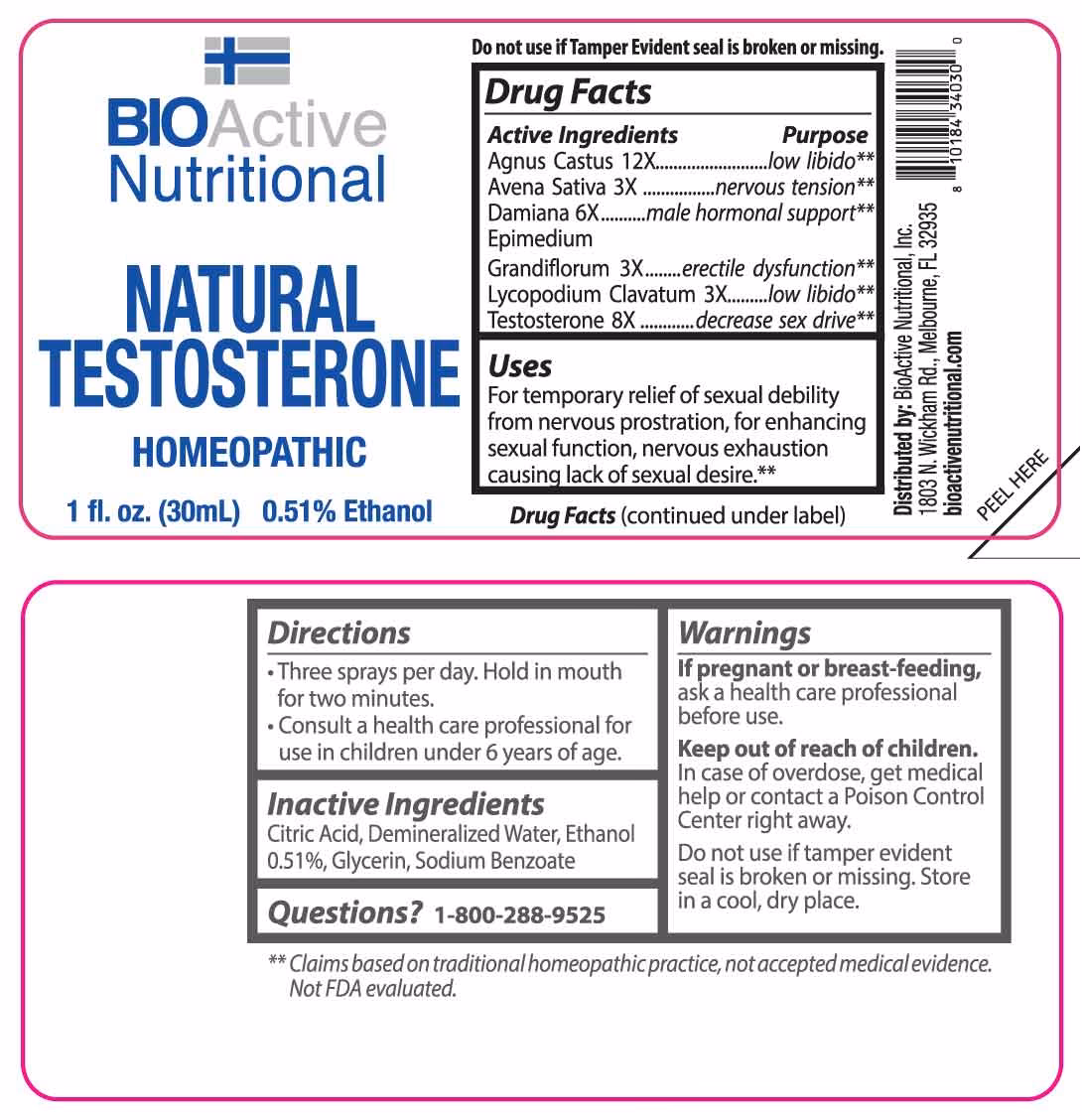 How do homeopathic remedies for testosterone work?
