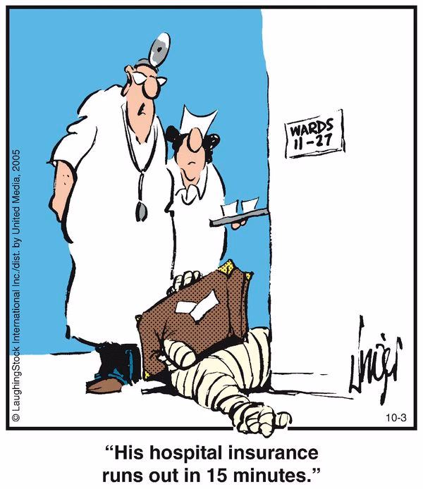 How many hospital jokes are there?