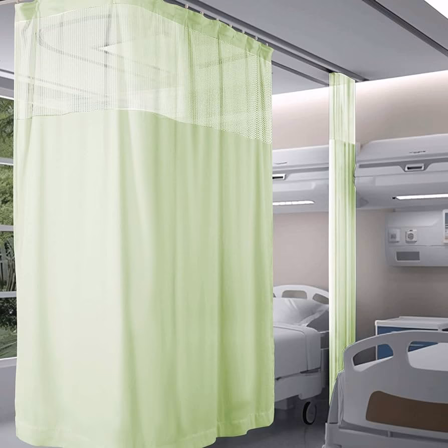 What are disposable antimicrobial hospital curtains?