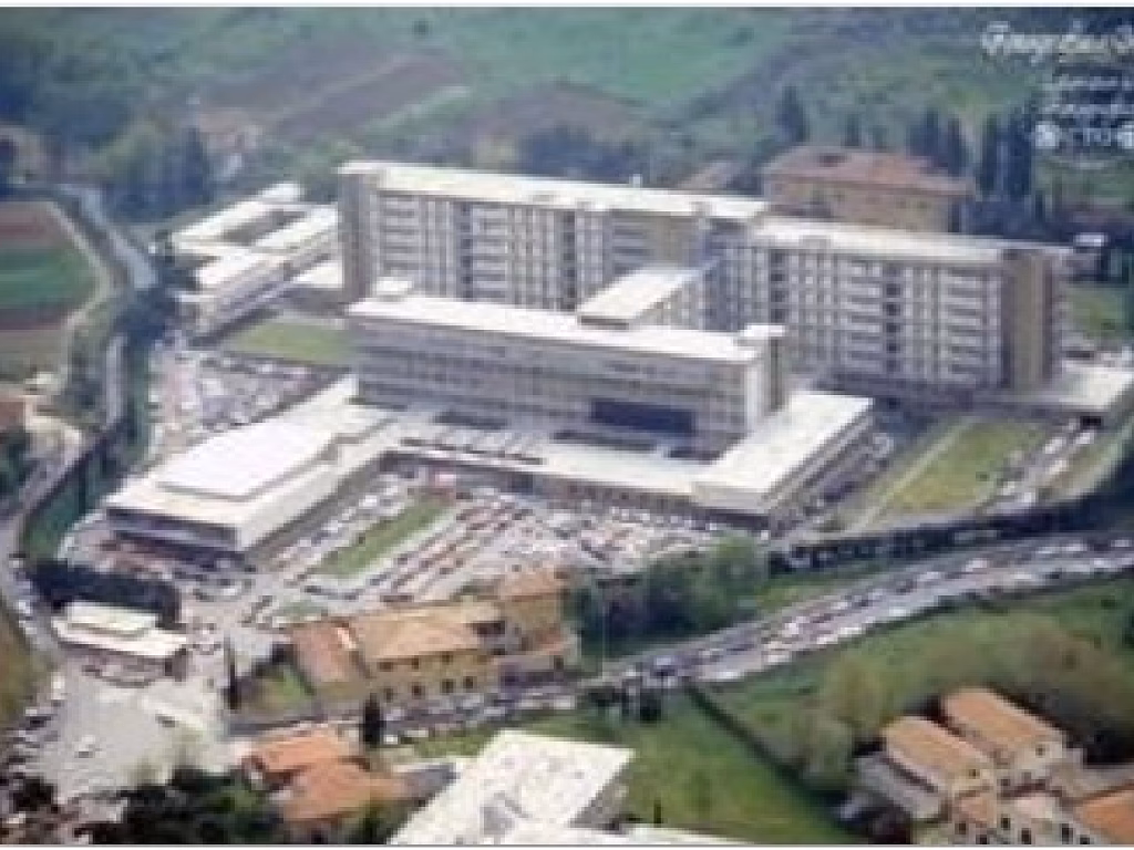 What is the largest university hospital in central Italy?