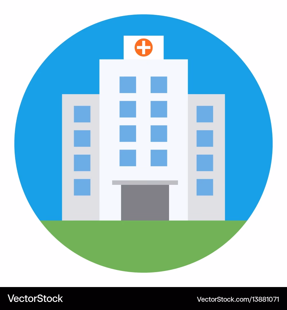 How many vector icons about hospital term?