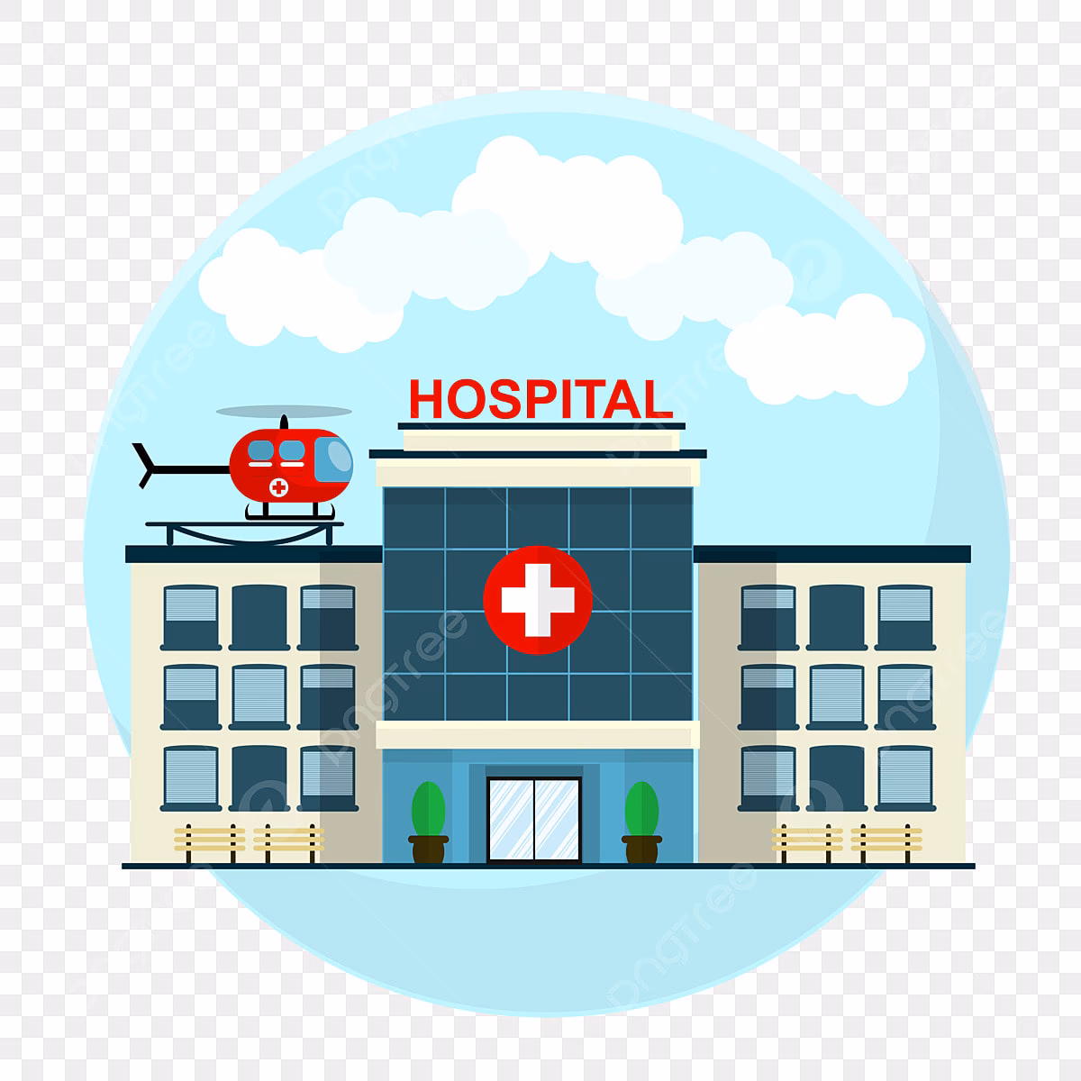 How to download hospital PNG images with high resolution?