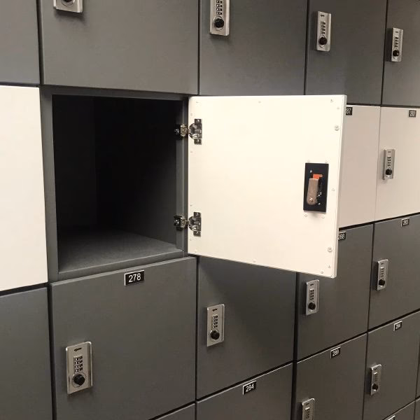 Why do hospitals need a locker system?