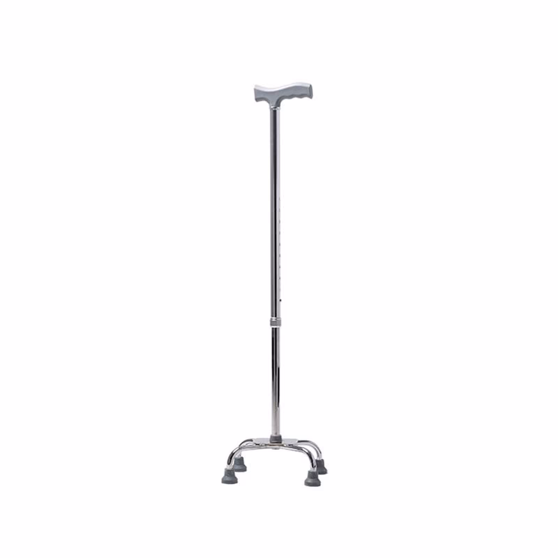 What type of handle do some NHS walking sticks have?