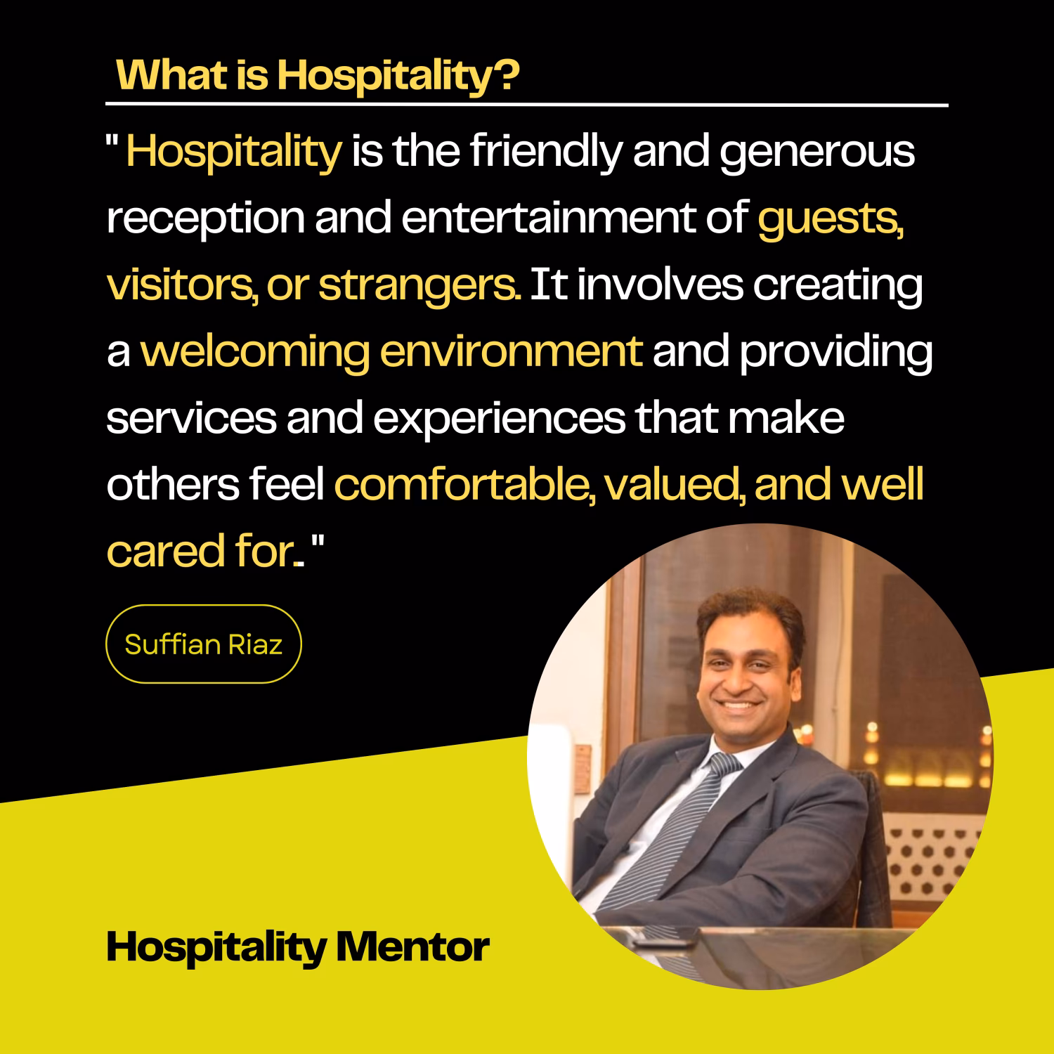 What is hospitality and why is it important?