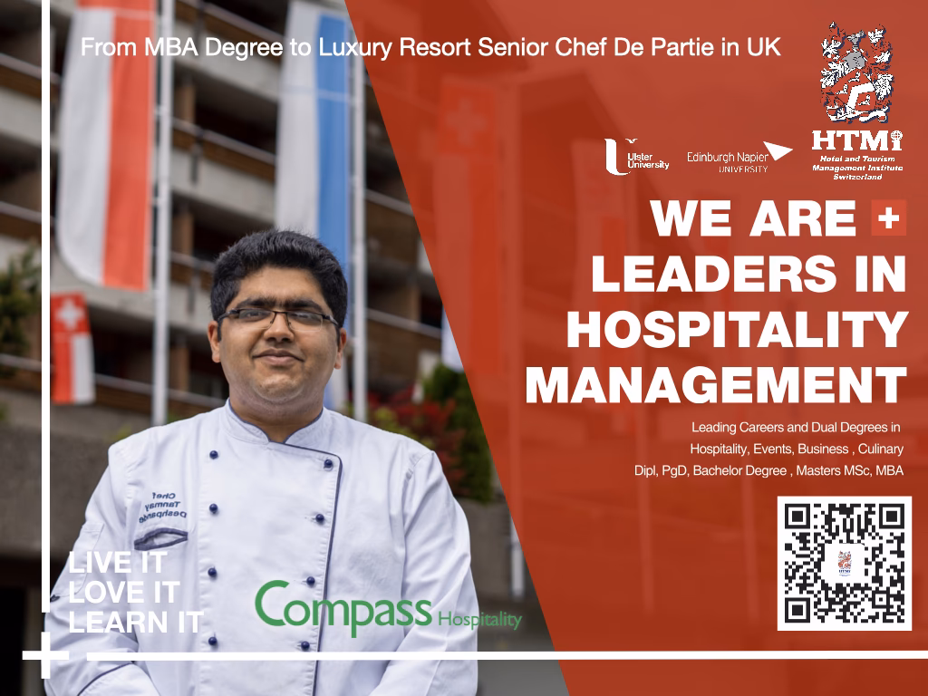 How many universities in the UK offer hospitality management degrees?