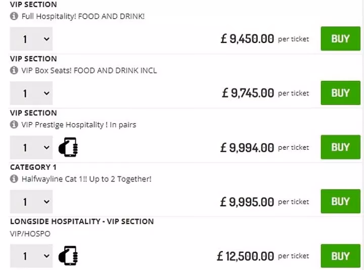 How do I book tickets for UEFA Champions League final?