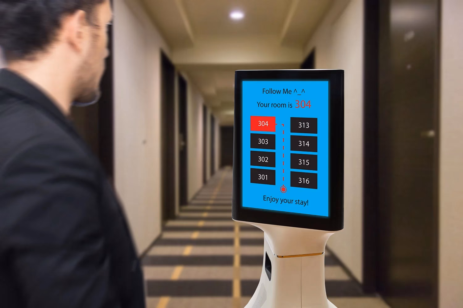 How does technology affect hotel services?