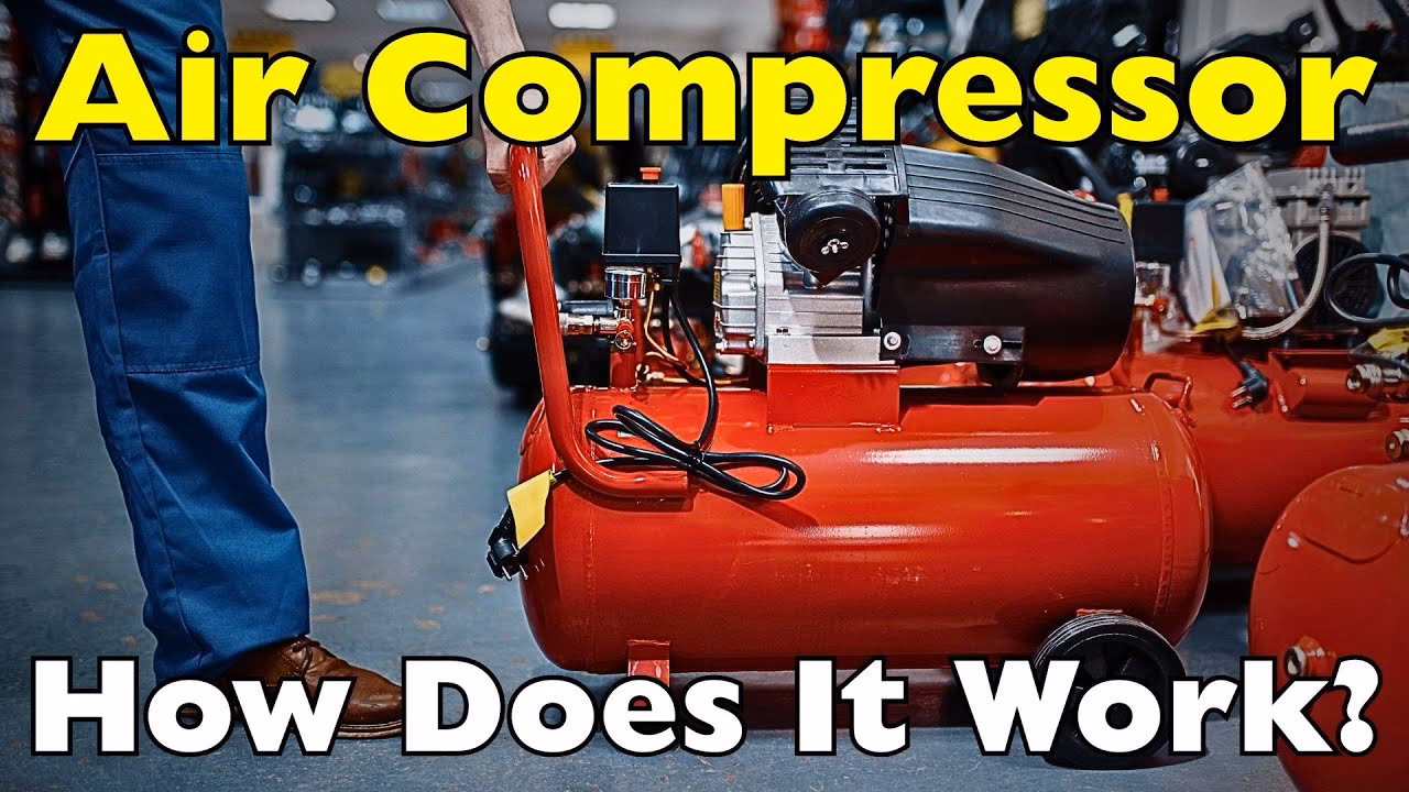 What is a pneumatic air compressor?