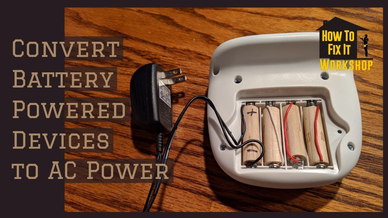 Can you use batteries to power a portable device?