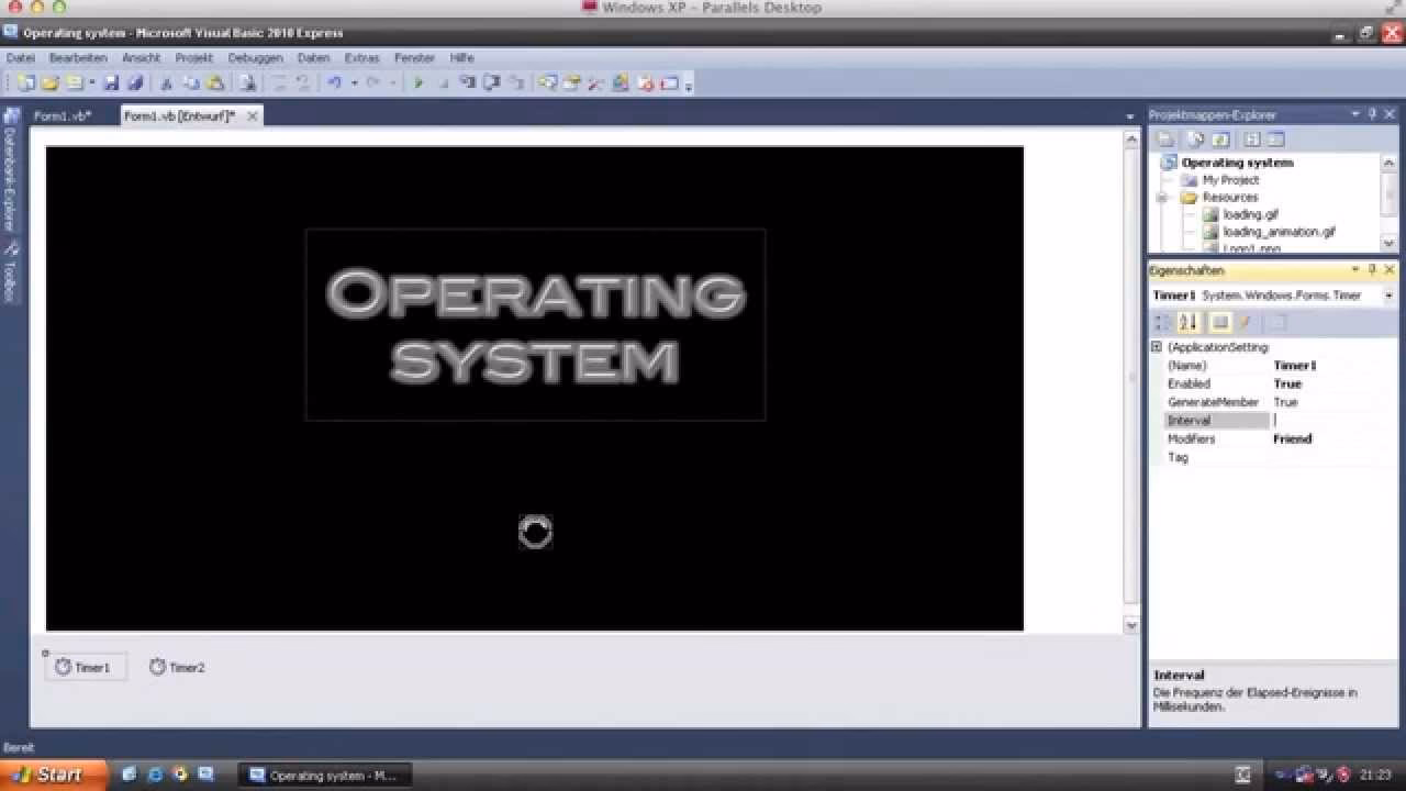 How do I create a COSMOS project in Visual Studio?