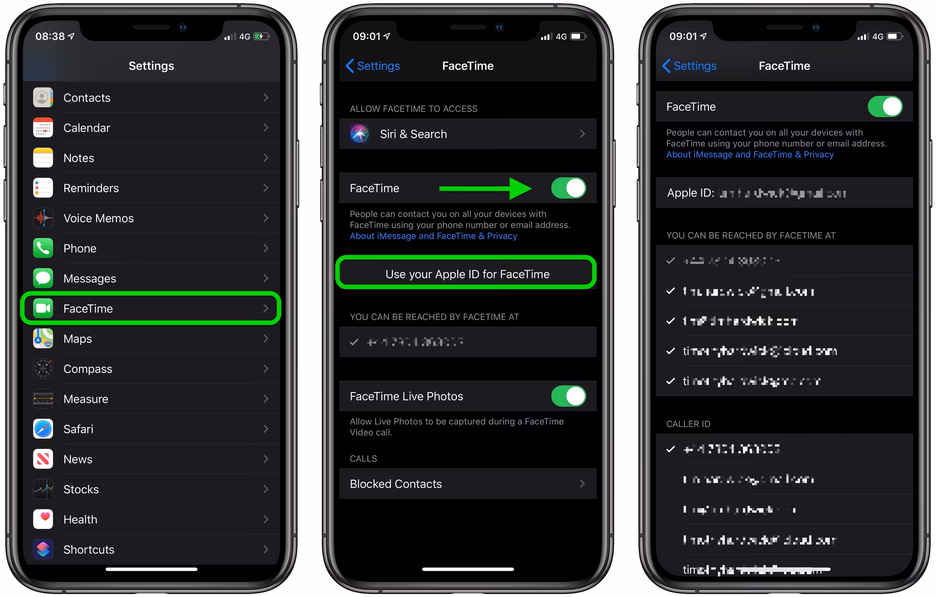 How to activate FaceTime on iPhone?