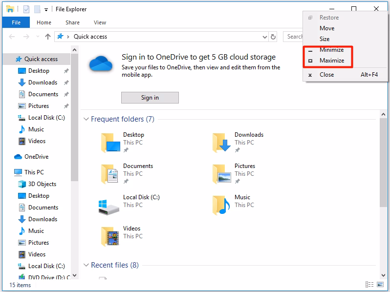 How to minimize all windows at once in Windows 11?