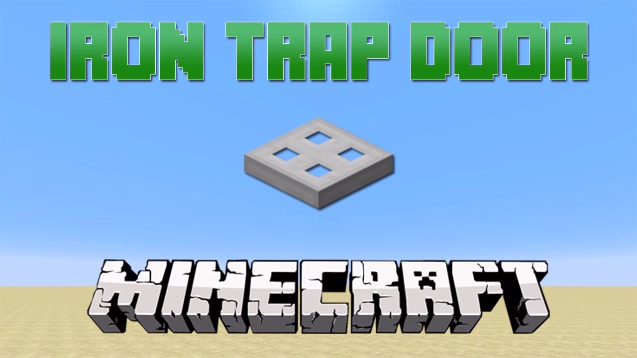 How do you craft a trapdoor?