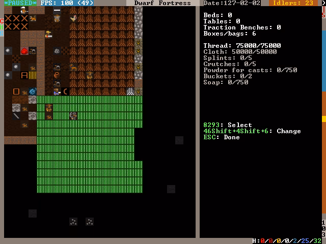 How do dwarves store medical supplies?