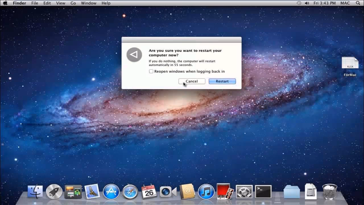 Can you reboot a Mac?