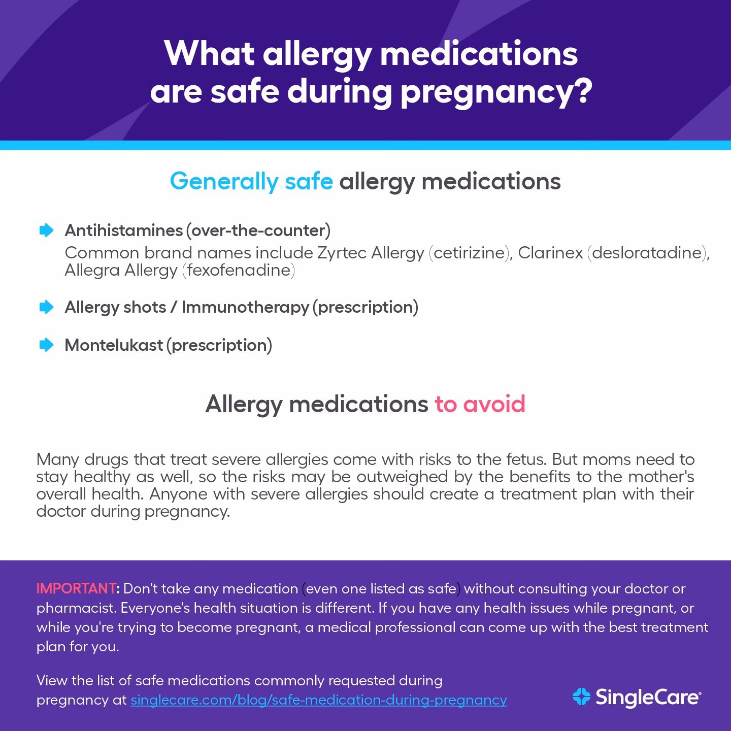 Are allergies treatable during pregnancy?