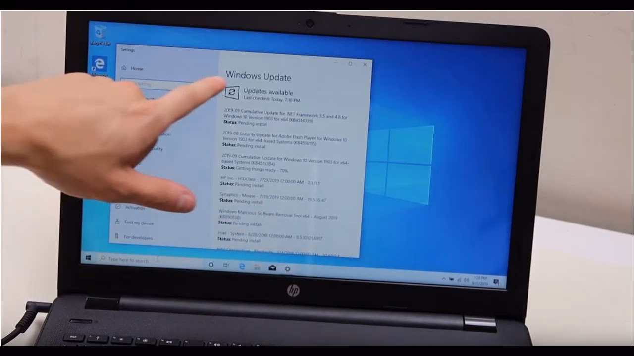 How do I update my Windows operating system?